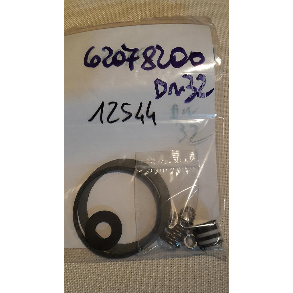 Serie Ricambio lato corpo SBS10/GRS10 DN32 GJS-WCB T.PGr. 2vie - (guarnizione corpo, premistoppa, molla, disco tenuta PTFE/Graf.) - Cod. 12544 - Italvalvole