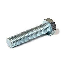 Vite acc.8.8 zincato bianco, testa esag., tutto filet. UNI5739 - 08-40