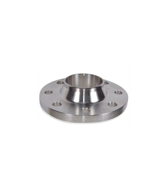 Flangia a Collarino Inox AISI 304/304L EN 1092-1 e ASTM A182 Tipo 11/B - PN10/16 - 8 Fori - DN150