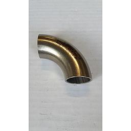 Curva 90° Saldata Elettrounita inox aisi 304L - Grezza - diam. 50x1,5 mm - R=75