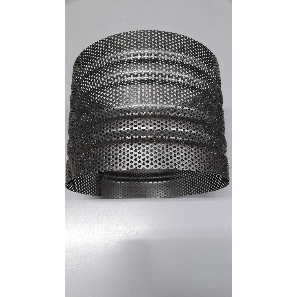Cestello inox304 , (Diam.160 - H 125 - fori 2 mm), di ricambio per filtro Mival  - fig.267-258 - DN150 (filtro ricavato da corpo a flusso avviato)