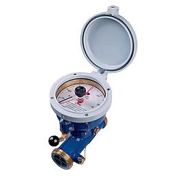 Dosatore manuale azzerabile filettato 2" - Campo 0-2000 LT. - Completo di raccordi - Mod. LAMDBA - Watertech