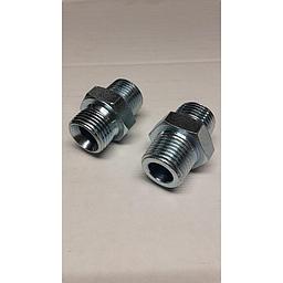 Nipplo A105 Galvanizzato 1" - Filettatura Conica/Cilindrica/60° - Tenuta piana per svasata - mod. 32-041 - Re.. 