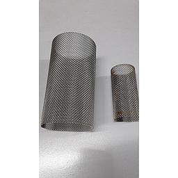 Cestello inox 304 di ricambio per filtro Mival DN80 - Fig. 265/266 - (Rete metallica con fori quadri da 1,18 mm)(CF2/080)