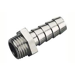 Portagomma Esagonale M Inox AISI 316 - IMP -Filettato Gas - 3/8" x 80 mm