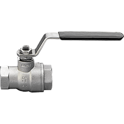 Valvola sfera monoblocco inox 316, con Leva, -20 / +150°C, (PN100 a 25°C), attacchi filettati FF NPT 3/8", Mod. ALBA